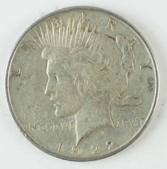 1922-P Peace Silver Dollar