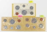 3 Canadian Silver Proof Like Sets; 2-1963, 1964