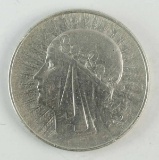 1933 Poland 10 Zlotych, 