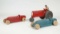 Vintage Hard Rubber Race Cars & Tractor