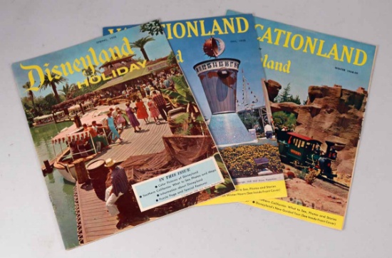 Vintage 1958 Disneyland Vacationland - Holiday Magazines