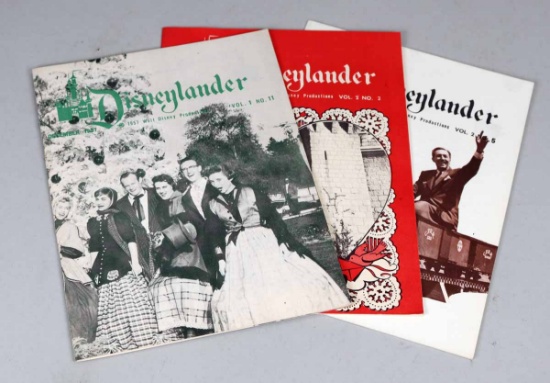 Disneylander Employee Magazines, Ca. 1957 - 1958