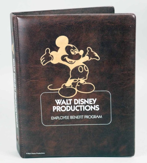 Walt Disney Productions Employee Benefit Booklet - Retirement Plan, Ca. 1989