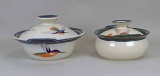 Humming Bird Covered Bowls - Hand Crafted