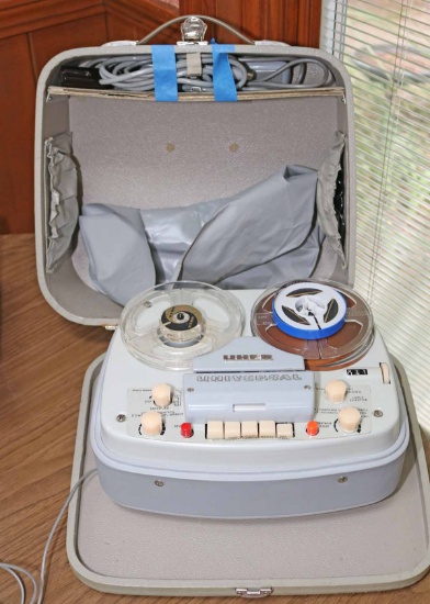 UHER Universal Portable Reel to Reel Tape Recorder w/ Case