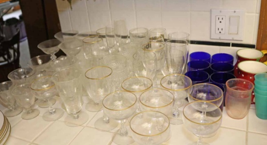 Clear Glassware, Cups