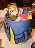 Bucket of Fasteners, Tape Measures & More