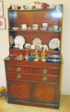 Mahogany Finished Side Board - Display Cabinet