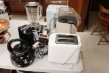 Teapot, Toaster, Blender, Can Opener, Mr. Coffee