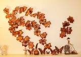 Metal Leaf Wall Art & Other Items