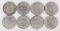 8 Silver Russia 15 Kopeks;1905,1906,1909,1911,2-1912,2-1913