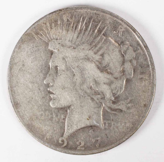 1927-D Peace Silver Dollar