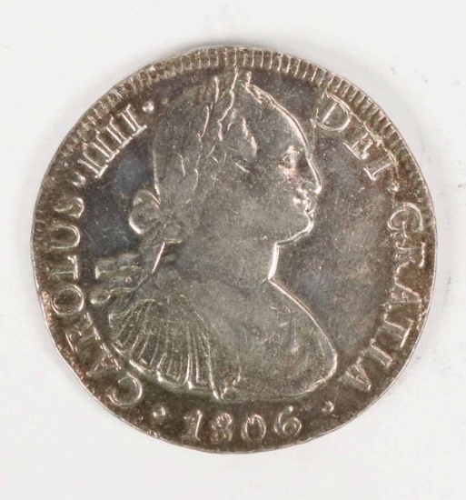 1806 Carolus IIII Dei Gratia, Mexico Silver 8 Reales