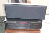 Denon Dual Cassette Player w/ Speaker