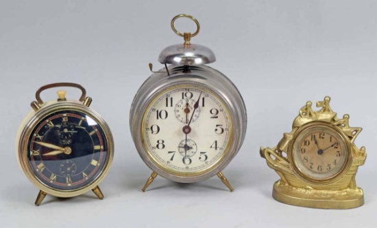 Vintage Alarm Clocks, Desk Clock