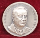 Silver FDR Presidential Medal,  23.7 Grams