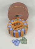 Poker Chips w/ Carry Case & Cover