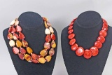 Southwestern Style Necklaces - Polished Stones