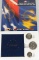 1776 US Bicentennial Silver Proof 3pc Set + 50 State Quarters & Euro Coin Collection