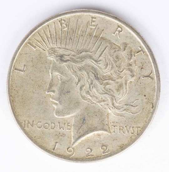 1922-P Peace Silver Dollar