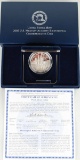 2002-W Proof U.S. Military Academy Bicentennial Commemorative Silver Dollar w/COA & Box