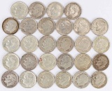 28 Roosevelt Silver Dimes; various dates/mints