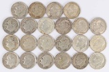22 Roosevelt Silver Dimes; various dates/mints