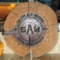 SAW Logo  Large Wood Round