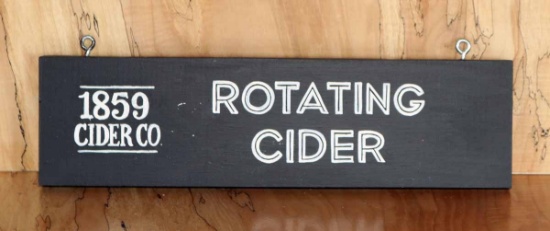 1859 Rotating Cider Sign Board