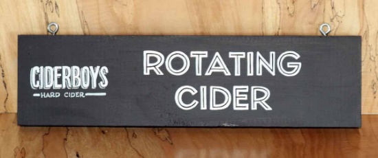 Ciderboys Rotating Cider Sign Board