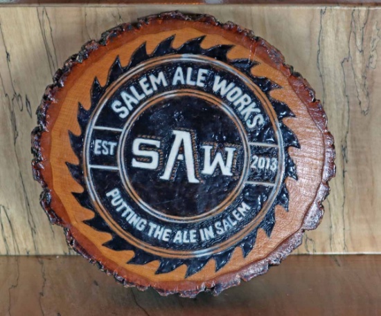 SAW Logo  Small Wood Round