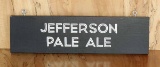 Jefferson Pale Ale Sign Board