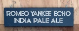 Romeo Yankee Echo Sign Board