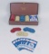 Vintage Rawlplug Poker Chips w/ 