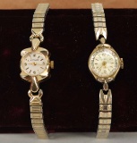 Ladies Watches: 14k Gold Cased Wittnauer &  LeGant 17 Jewel