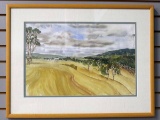 Watercolor Landscape Picture, Unsigned