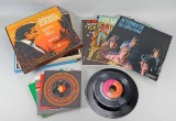 Assorted Vinyl Records: Johnny Cash, Rolling Stones, Village People & More