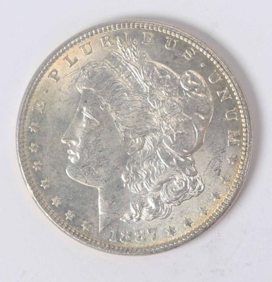 1887-P Morgan Silver Dollar