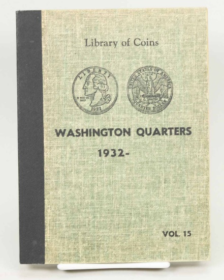Washington Silver Quarter Book 1932-1963