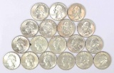 18 Washington Silver Quarters