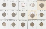 15 Barber V Nickels & Buffalo Nickels; 2-1903,2-1904,4-1905,3-1911,1912,2-1931-S,1937