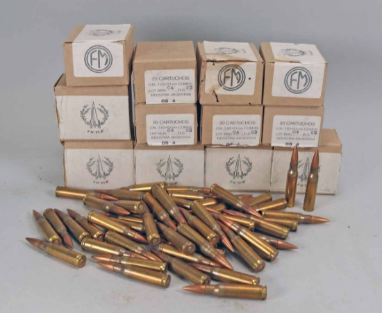 Vintage 7.62 x .51 mm "COMUN" Argentina, 270 Rds.