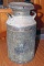 Old Milk Can w/ Lid