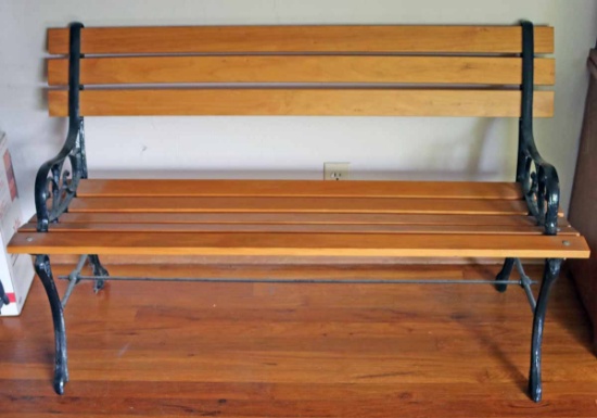 Bench with Iron Frame