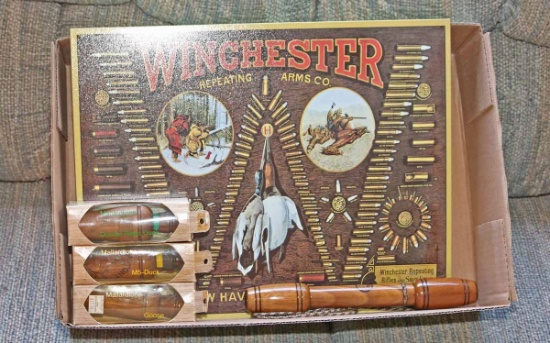 Duck, Goose Calls, Winchester Sign