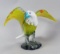 Murano Style Art Glass Bird