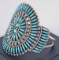 Southwest Style Turquoise & Silver Cuff Bracelet