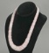 Stone Disc Necklace - Shades of Pink