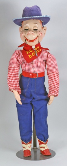 1950's Howdy Doody Ventriloquist Doll w/Glass Sleep Eyes