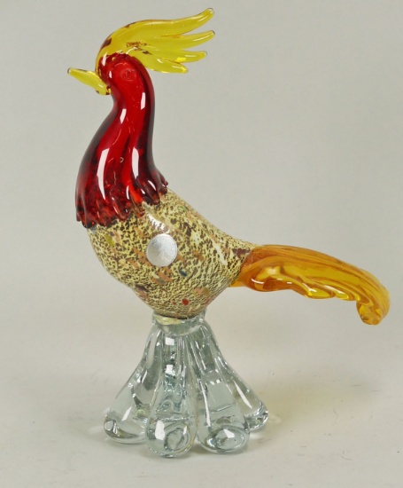 Murano Art Glass Exotic Bird, Italy